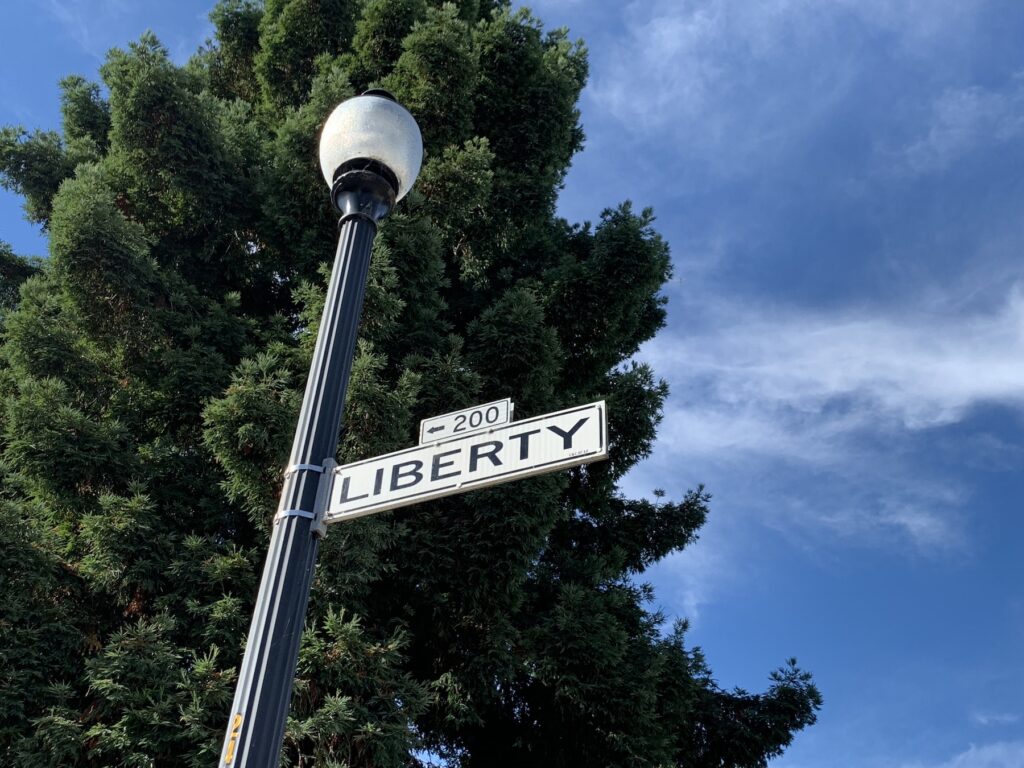 Liberty Street Sign San Francisco